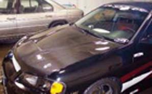 Nissan Sentra M Functional Carbon Fiber Hoods, 2002-05 